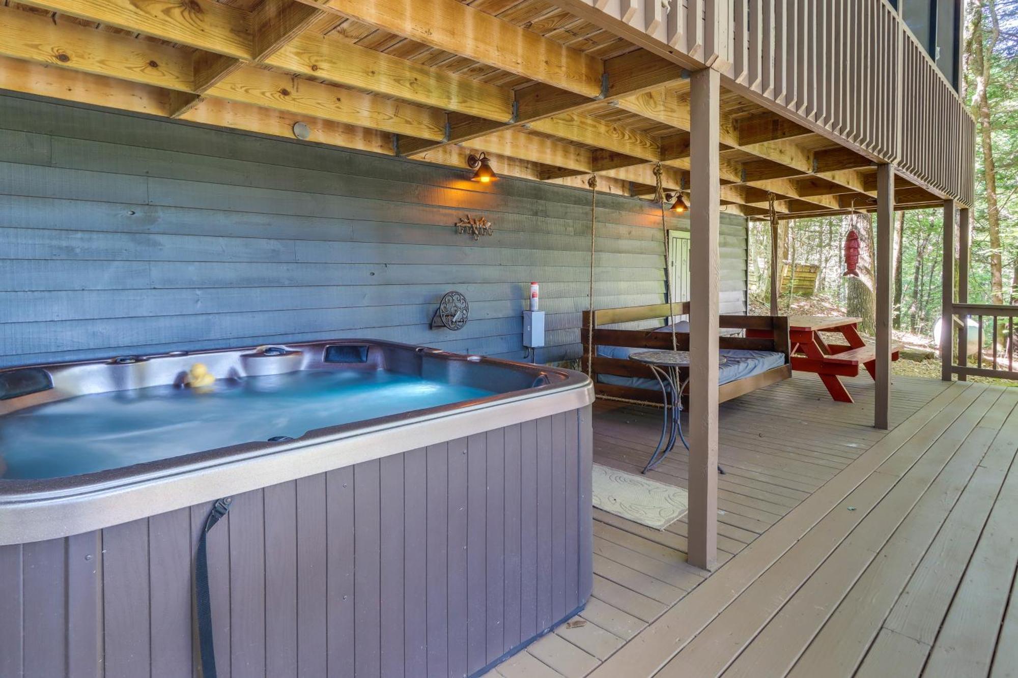 Luxe Fightingtown Creek Cabin 2 King Suites And Spa Epworth Exterior photo