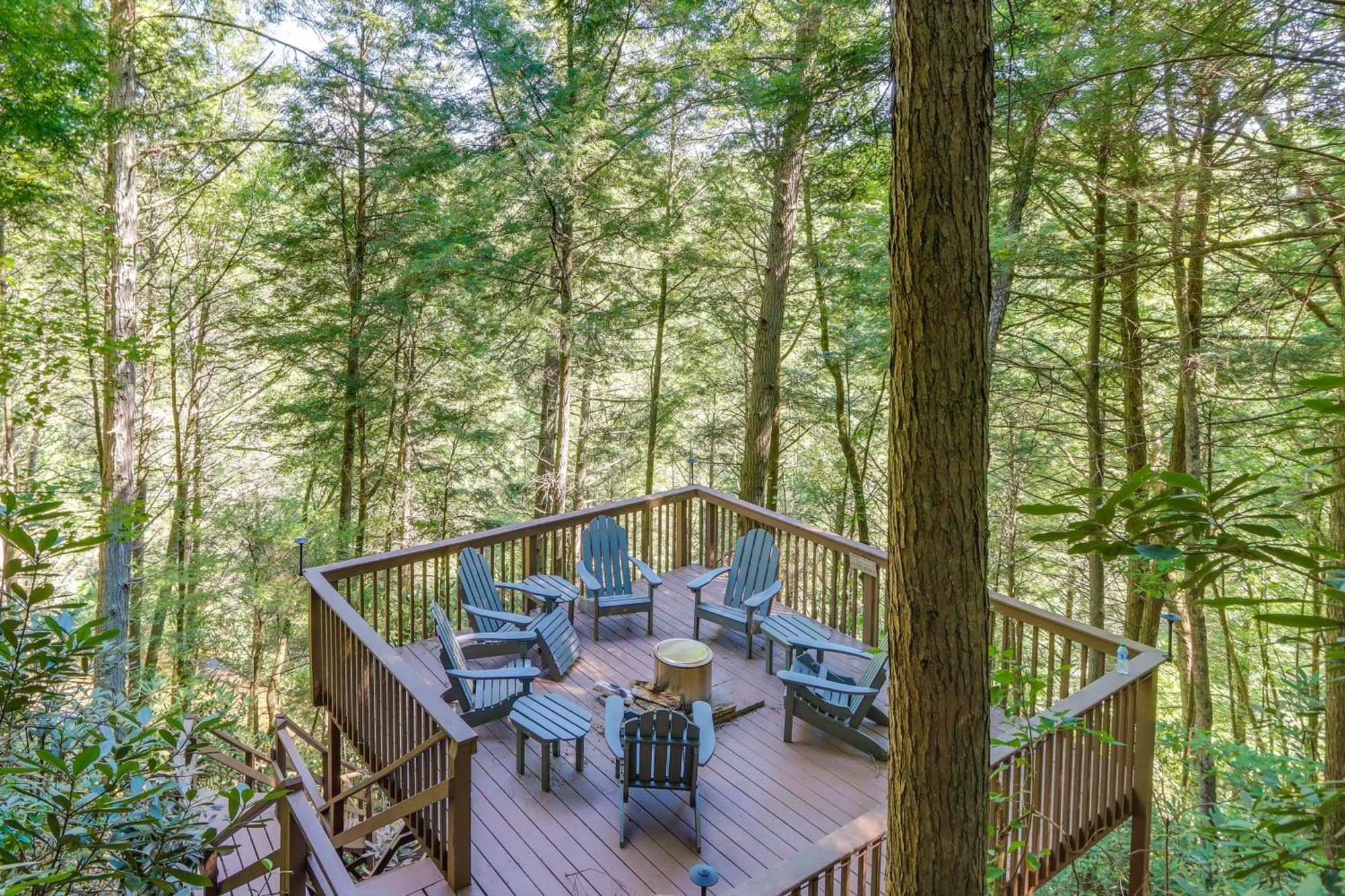 Luxe Fightingtown Creek Cabin 2 King Suites And Spa Epworth Exterior photo